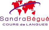 Sandra Bégué, cours de langues